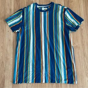 EUC Men’s San Francisco Work Shirts - Multicolored Stripes - Size Large